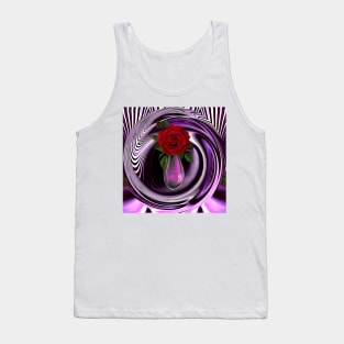 red rose Tank Top